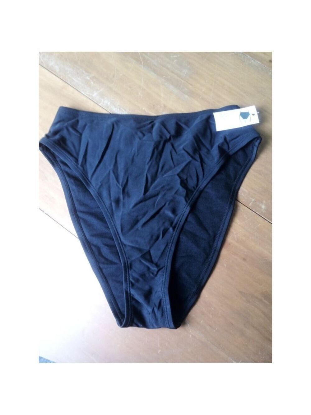 Wild Fable Black High Waist Cheeky High Leg Swim Bottom XS - Picture 2 of 6